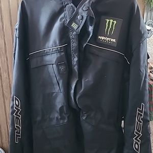 Motorcycle jacket with vest insert
